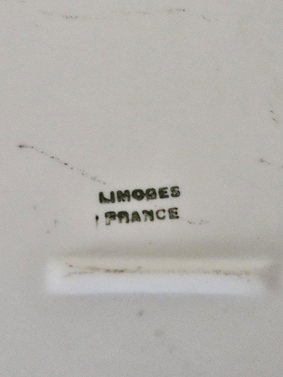 Image 1 of 20th century Limoges porcelain bisque jewelry box