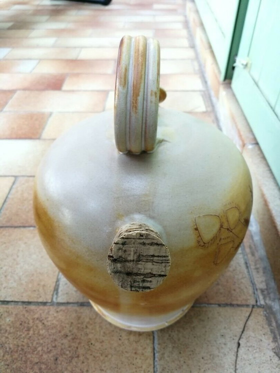 Image 1 of Raro antico vaso in terracotta smaltata del XIX secolo