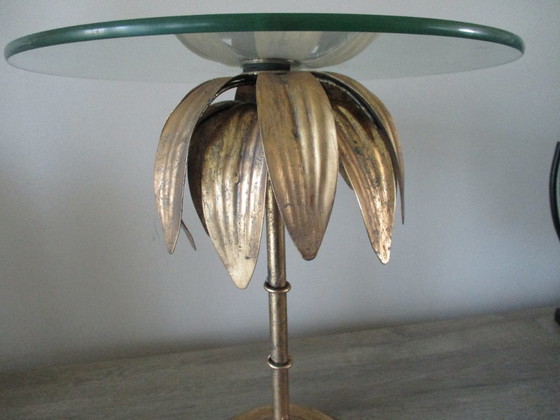 Image 1 of Cake stand, Hollywood Regency style, palm tree, bronze, 32 cm.