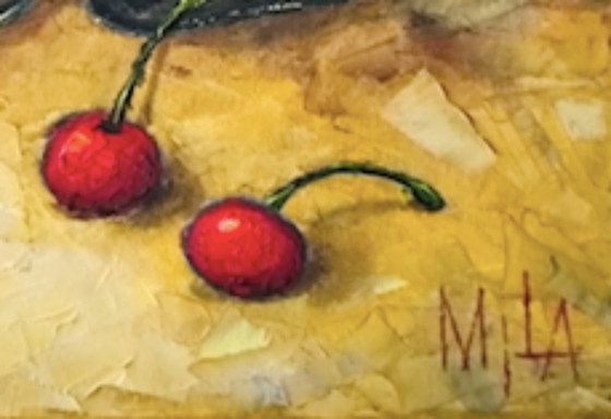 Image 1 of Original Oil Painting “Mulled Wine” by M. Hasselmann | Still Life | 27 × 35 cm