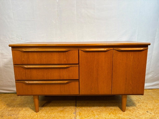 Mid-Century Retro Vintage Teak Sideboard by Sakol 1960  Danish Design Influence • British Craftsmanship • Timeless Storage  