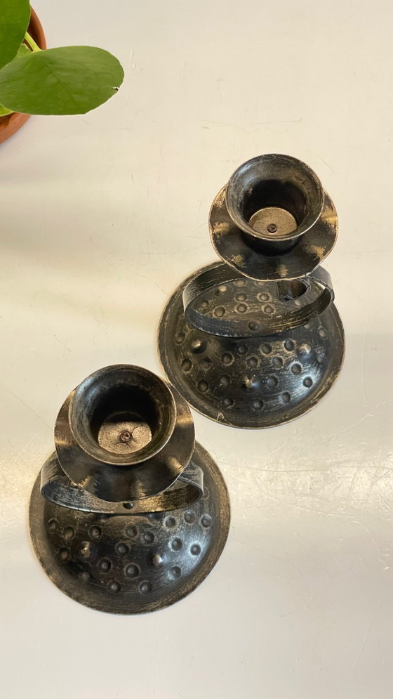 Image 1 of BOUGEOIRS Métal à Patine Noire VINTAGE