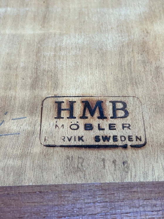 Vintage Teak Side table, Hmb Möbler, Sweden 1960s, Mobler, Wood, Brown (photo 13 of 13)