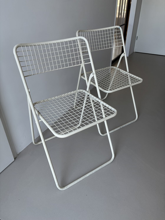Image 1 of 2 Stuks IKEA Niels Gammelgaard Ted Net Vouwstoelen