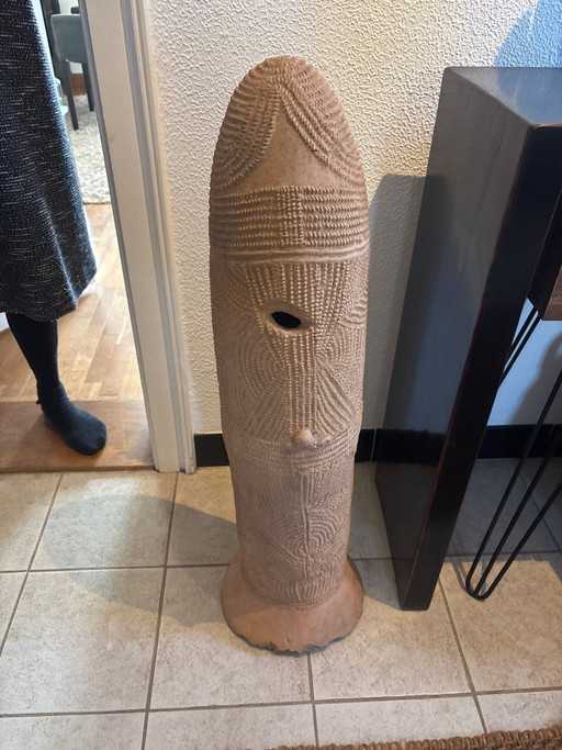 Rara Urna / Stele Funeraria Bura in Terracotta Antica – Niger