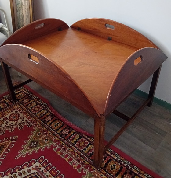 Grande Table Plateau de Majordome – Tables basses, Wood, Brass (photo 2 of 11)