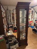 Mooie antieke mahonie houten kast