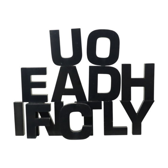 Image 1 of Grote Metalen Letters