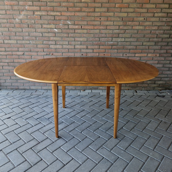 Image 1 of A A Patijn  poly z serie Zijlstra vintage ronde tafel uitschuifbare tafel
