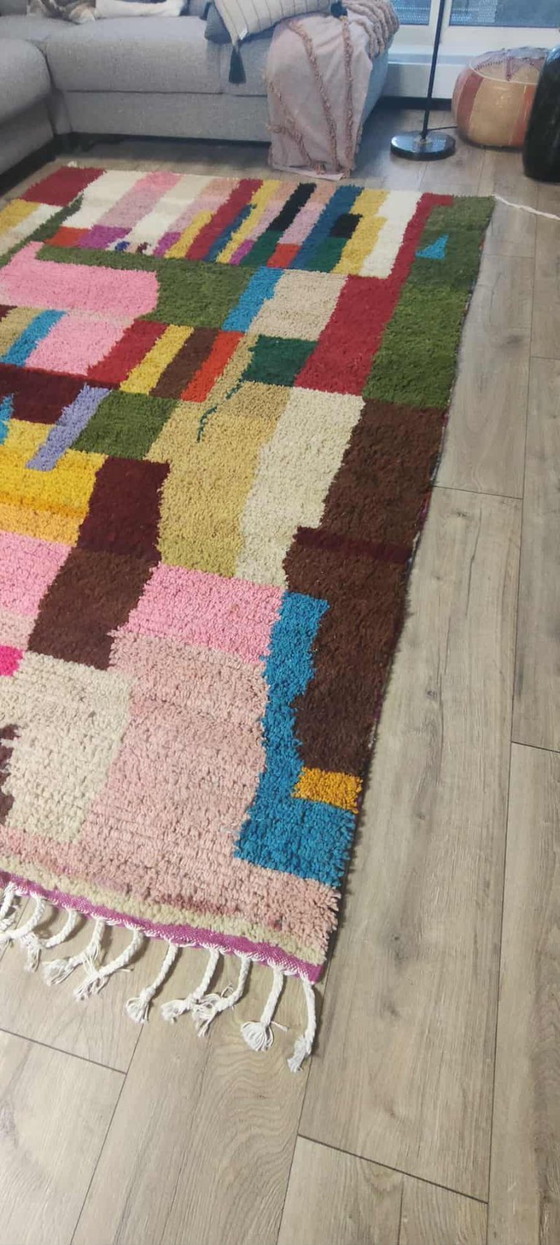 Image 1 of Tapis berbère 295 x 200 Boho tapis en laine neuve marocain