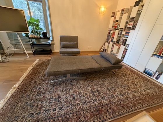 Lot de 2 fauteuils design Cardini Uno / fauteuils-lits – gris – Canapés convertibles, Textile (photo 6 of 6)