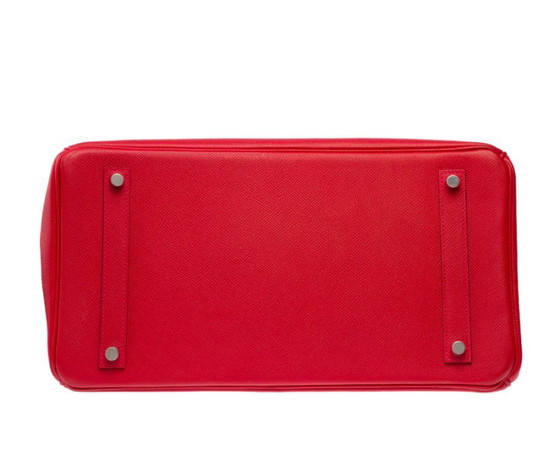 Image 1 of Borsa HERMES Birkin 35 in cuoio rosso - 103312