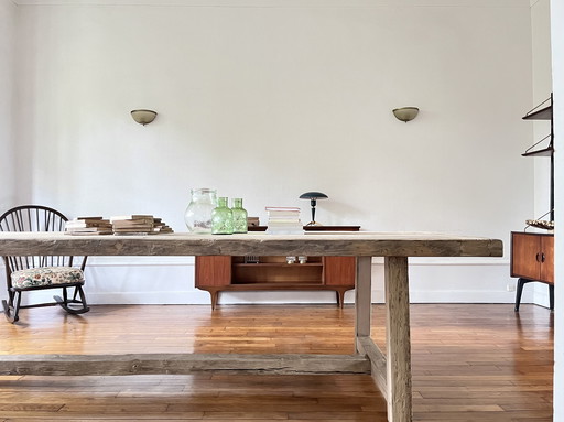 Founder Farmhouse Table in Antique Solid Oak - 300 x 100 cm