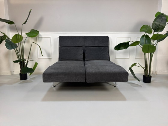 Image 1 of Brühl Moule Small Sofa Stoff Grau Gästebett