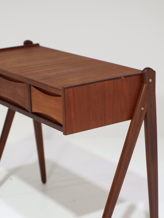 Image 1 of Coiffeuse, meuble d'entrée et commode en teck d'Arne Vodder, années 1960