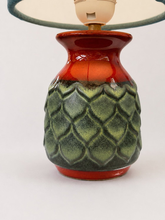Image 1 of 1970s Jasba table lamp with koi motif
