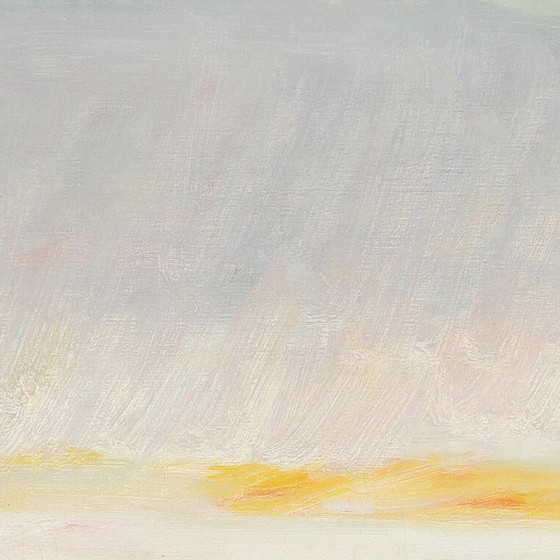 Image 1 of Tableau vintage Paysage par Poul Sørensen, Danemark