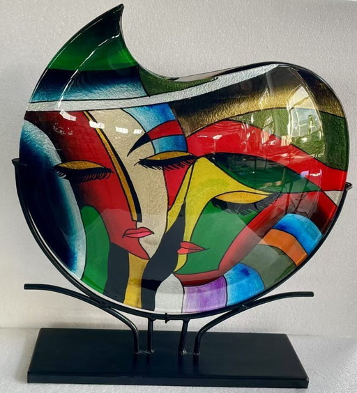 Italian vase glass artwork