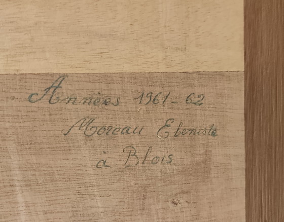 Armadio con Piedi a Compasso in Legno - Ebanista Francese - Anni '60 – Wood (photo 5 of 12)