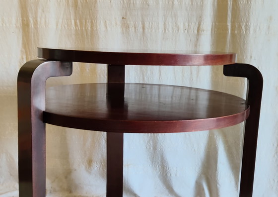 Art Deco Solid Wood Side Table - Mid-20th Century (photo 3 of 8)