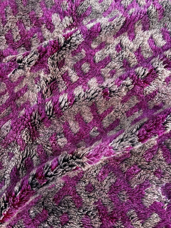 Image 1 of Large Vintage Moroccan Talsint Rug 200x410 cm – Handmade Berber Wool Rug 