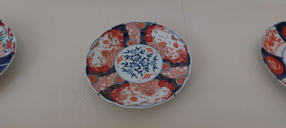 Image 1 of Japanische Imari-Wandteller, 5 Stück
