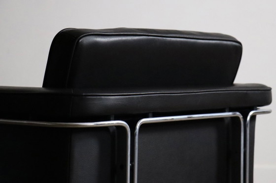 Horst Brüning Model 6912 Lounge Chair in zwart leer voor Kill International, Duitsland 1967 – Fauteuils (photo 7 of 14)