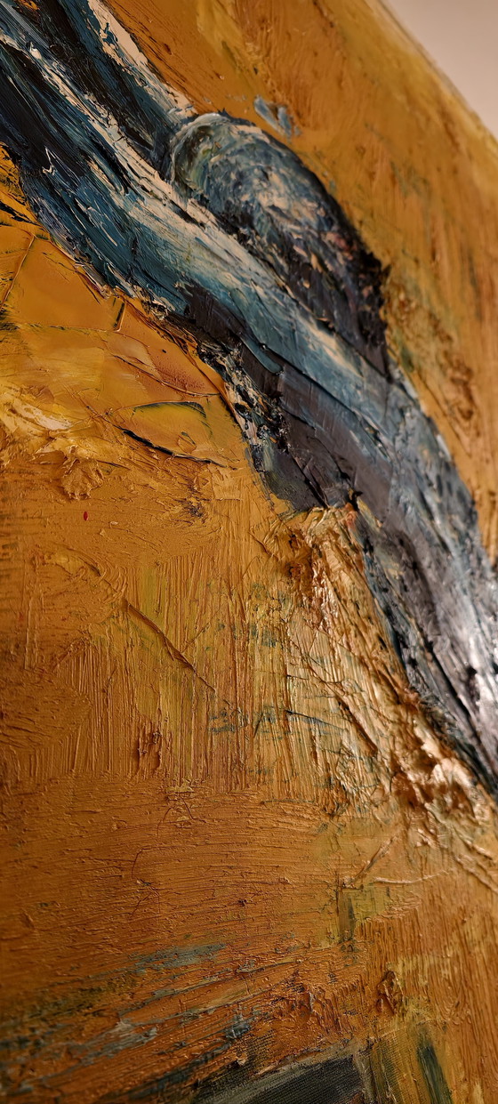 Image 1 of Vintage Monumentales Originalgemälde Quo Vadis XVIII 140x120cm / Monumental Original Painting Contemporary Expressionism