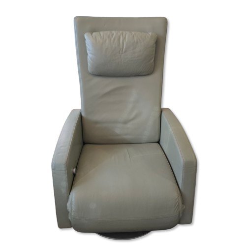 Image 1 of 1x Rolf Benz LSE 5800 relaxfauteuil leer olijf luxe meubilair
