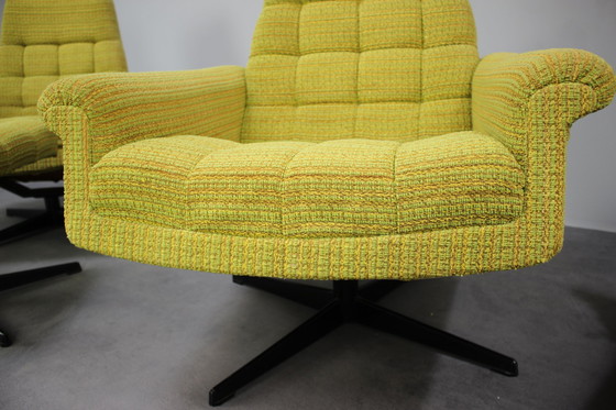 Image 1 of Mid Century Sesselpaar Tabouret von Morávek a Munzar, 1968er, CZSK