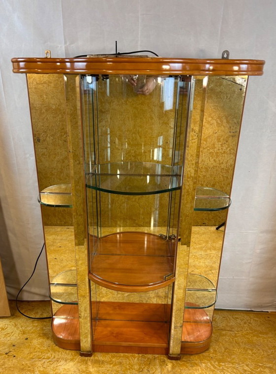 Image 1 of Art Deco Style Hanging Cabinet & Perfume Counter – Ex-English Perfume shop Display  A rare and striking pair of Art Deco style s