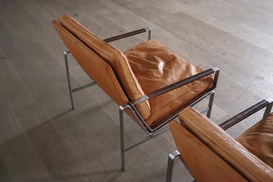 Image 1 of Pair Of Fk6720 Lounge Chairs By Fabricius & Kastholm For Kill International 1960S