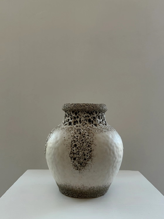 Vintage Fat Lava keramische vaas – Vazen, Mid Century Modern (photo 4 of 4)