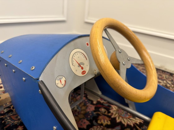 Postmodern Pedal Car by Christophe Gilet for Vilac – Decorative Objects, Metal, Plastic (photo 9 of 10)