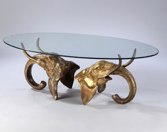 Image 1 of Olifant salontafel 1970's