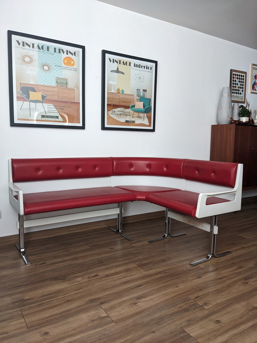 Vintage corner bench
