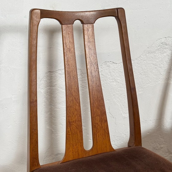 Image 1 of Set of 6 Nathan Dining Chairs with Armchairs, 1970