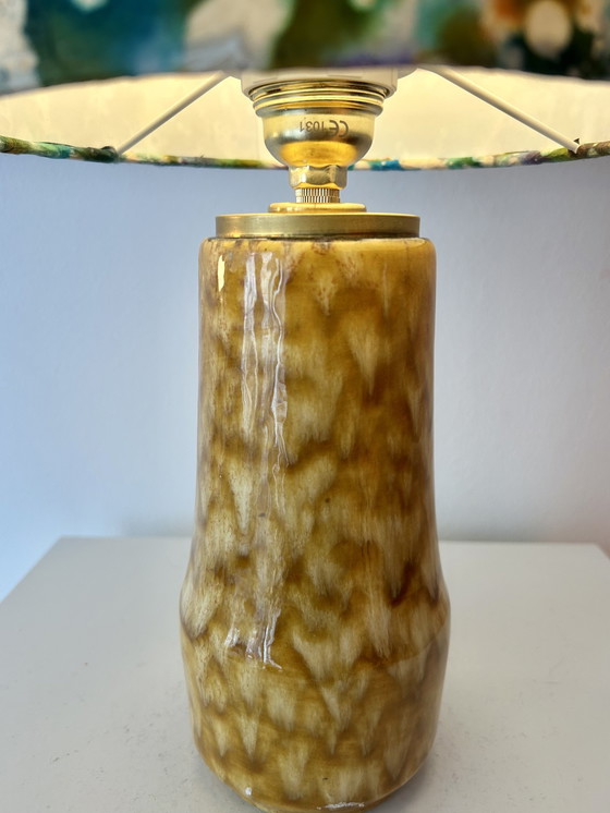 Image 1 of Lampe de table sans fil fabriquée à partir d'un vase Scheurich vintage