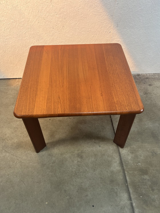 Image 1 of Viereckiger Couchtisch aus Teakholz, S. Burchardt-nielsen, Deutschland