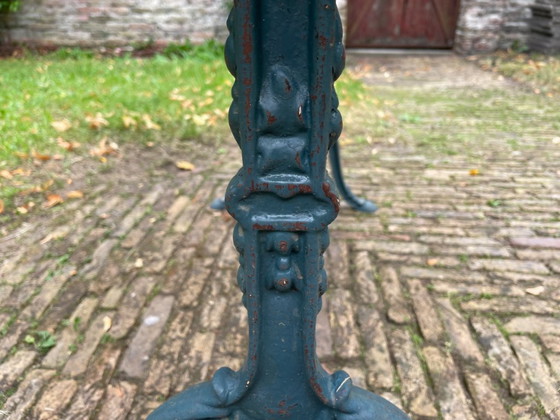 Image 1 of Garden Table Bistro Table with Marble French