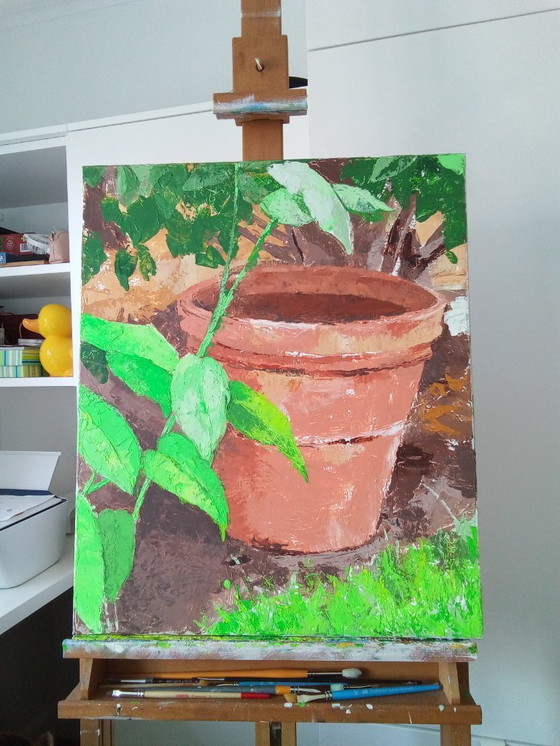 Image 1 of Untitled acrylic painting