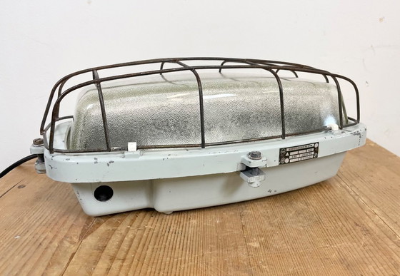 Image 1 of Industrielle Wandleuchte aus Aluminiumguss von Elektrosvit, 1980er Jahre