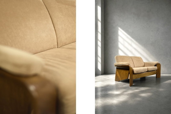 Image 1 of Mid-Century Norwegian Modern Pegasus 2-Seater Sofa with Low Back from Ekornes, 2000s