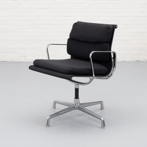 Eames EA208 Soft Pad Chair Herman Miller 70's – draaistoelen, Chrome