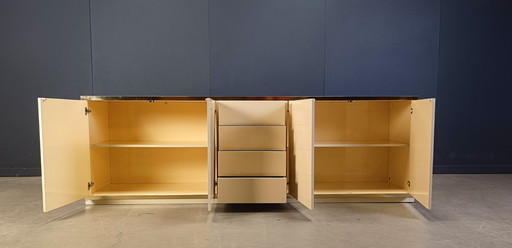 Vintage gelakt dressoir, jaren 1980