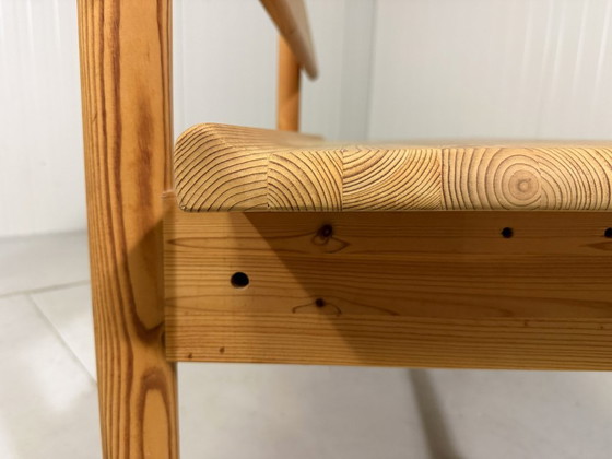 Image 1 of Korup Stolefabrik solid pine bench with storage Denmark