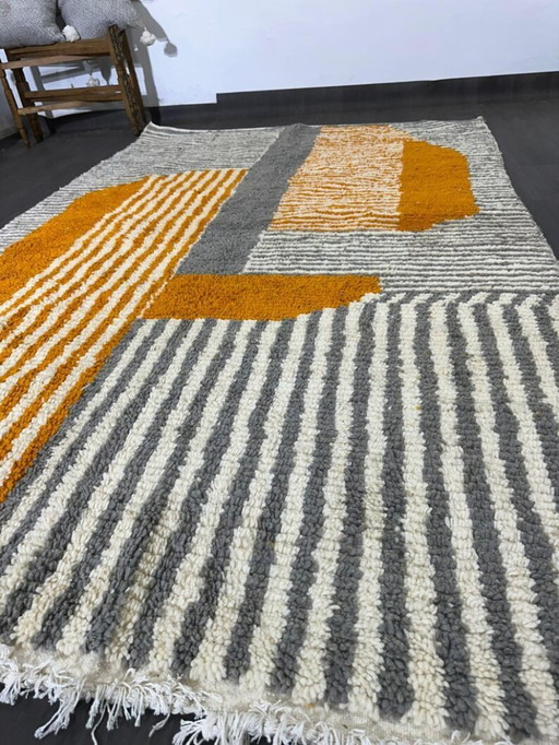 Tapis marocain artigianale en laine 300cmx150cm