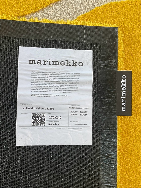 Brink en Campman Marimekko Iso Unikko Yellow Rug NEW, Brink & Campman, Rugs & carpets, Wool (photo 5 of 8)