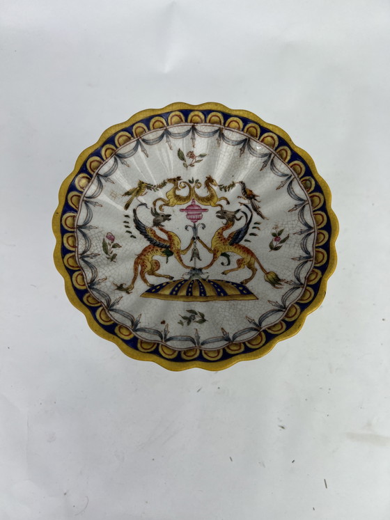 Image 1 of Centrotavola in porcellana di Wong Lee, 1895, antico.