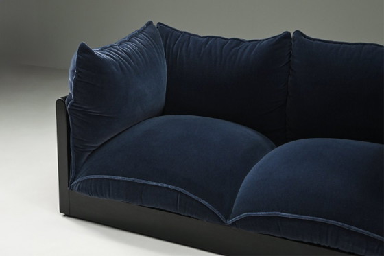 Image 1 of “Down” two-seat sofa by Carlo Bartoli for Rossi di Albizzate, 1970s Italy.
